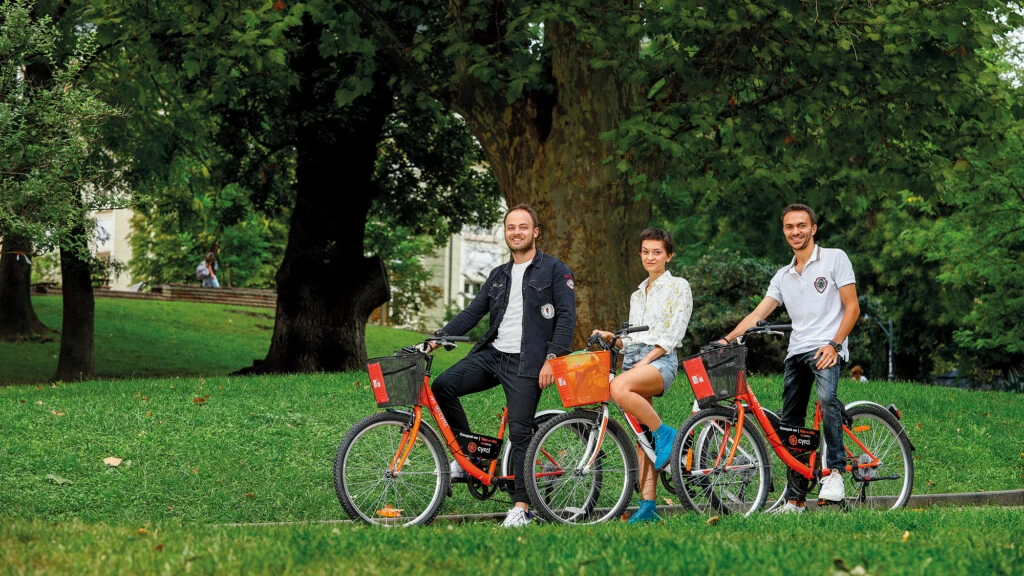 Bikes supporting fast commute and healthy lifestyle