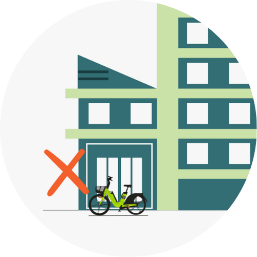Don't block entrances